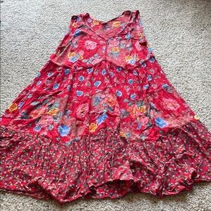 Bila Floral Red Dress size L